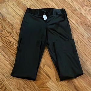 Slim leg satin pants